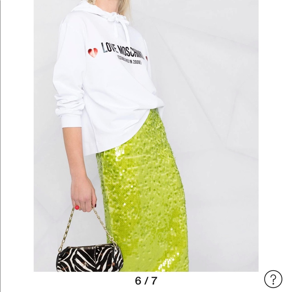 Love Moschino White Hoodie
